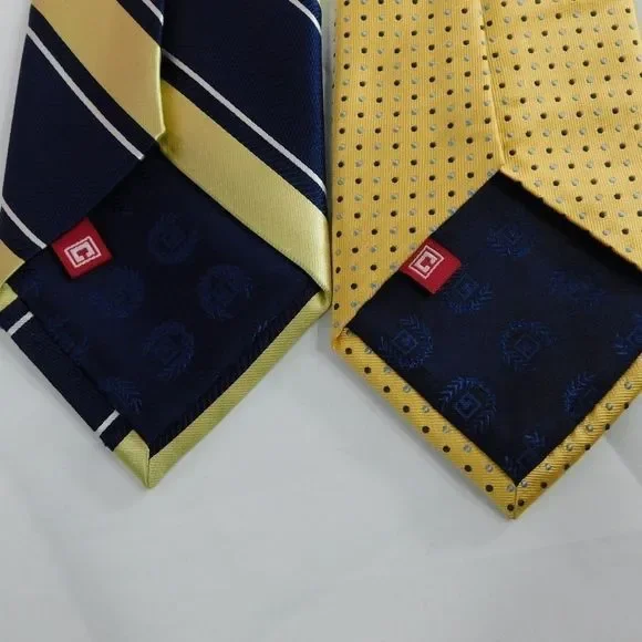 Chaps 100% Silk Striped/Dots Neck Ties - Picture 3 of 5